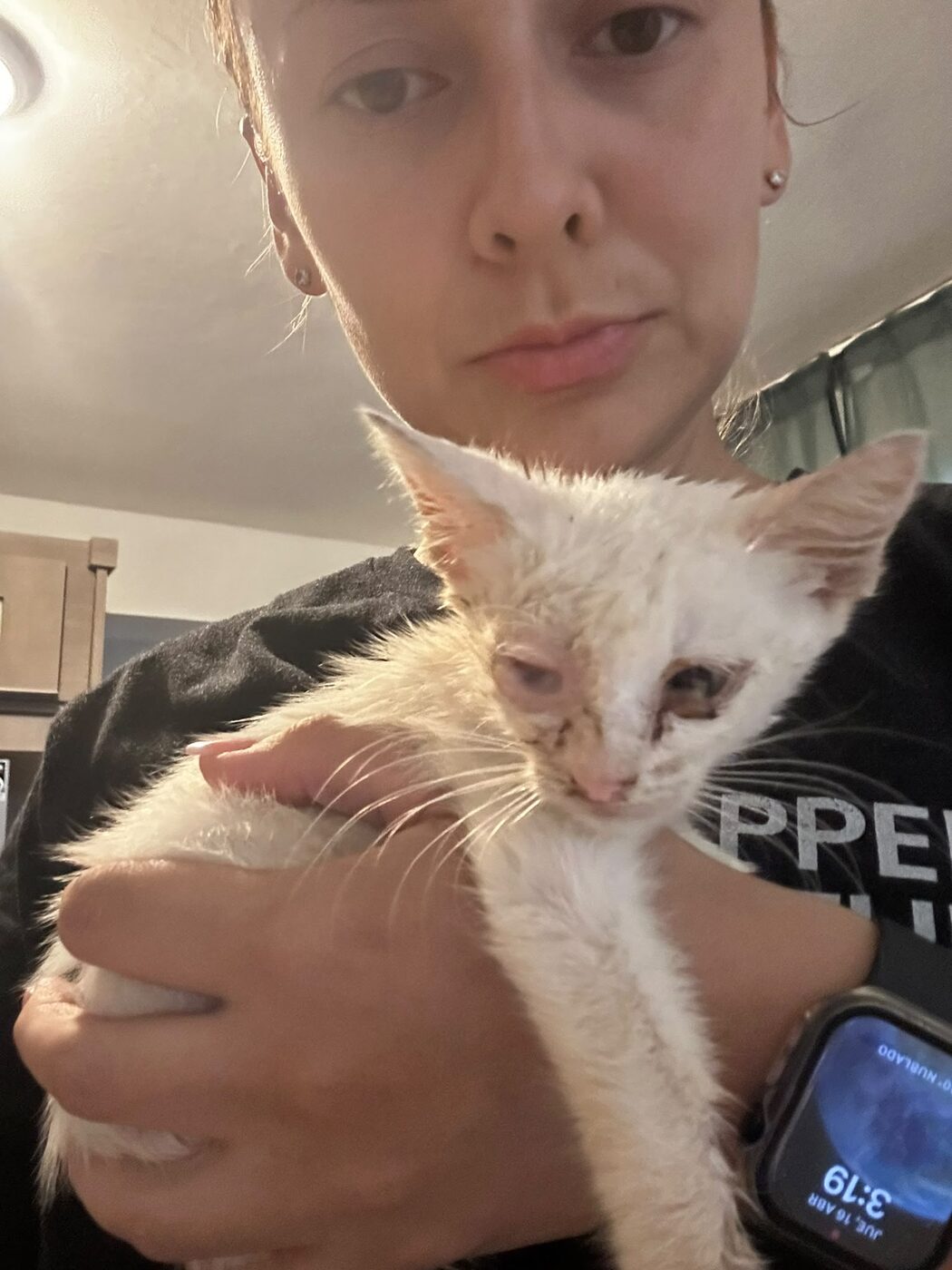 Popeye the day she was found.